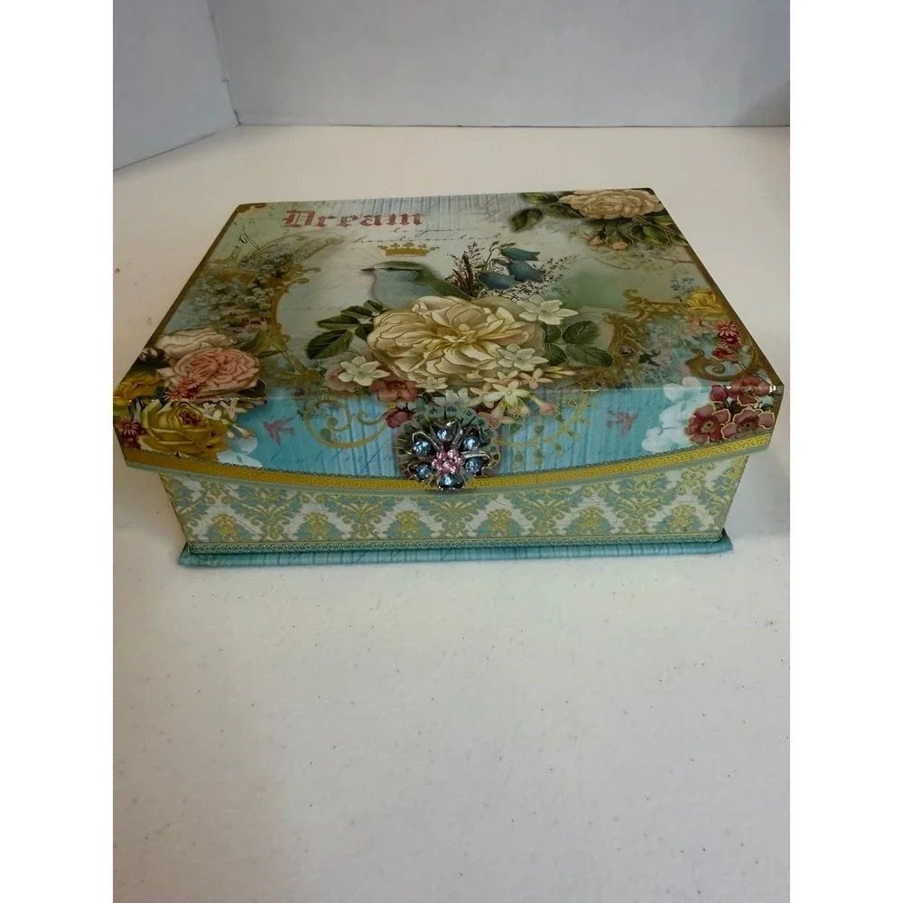 Shabby Chic Storage Boxes, set of 3
